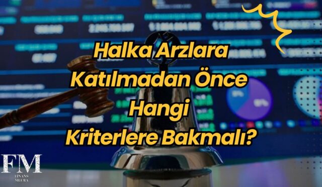 Halka Arzlara Katılmadan Önce Hangi Kriterlere Bakmalı