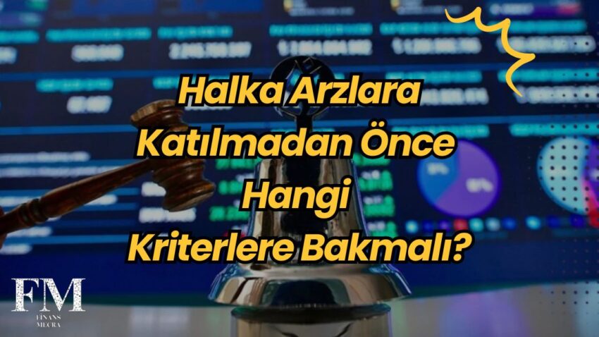 Halka Arzlara Katılmadan Önce Hangi Kriterlere Bakmalı?